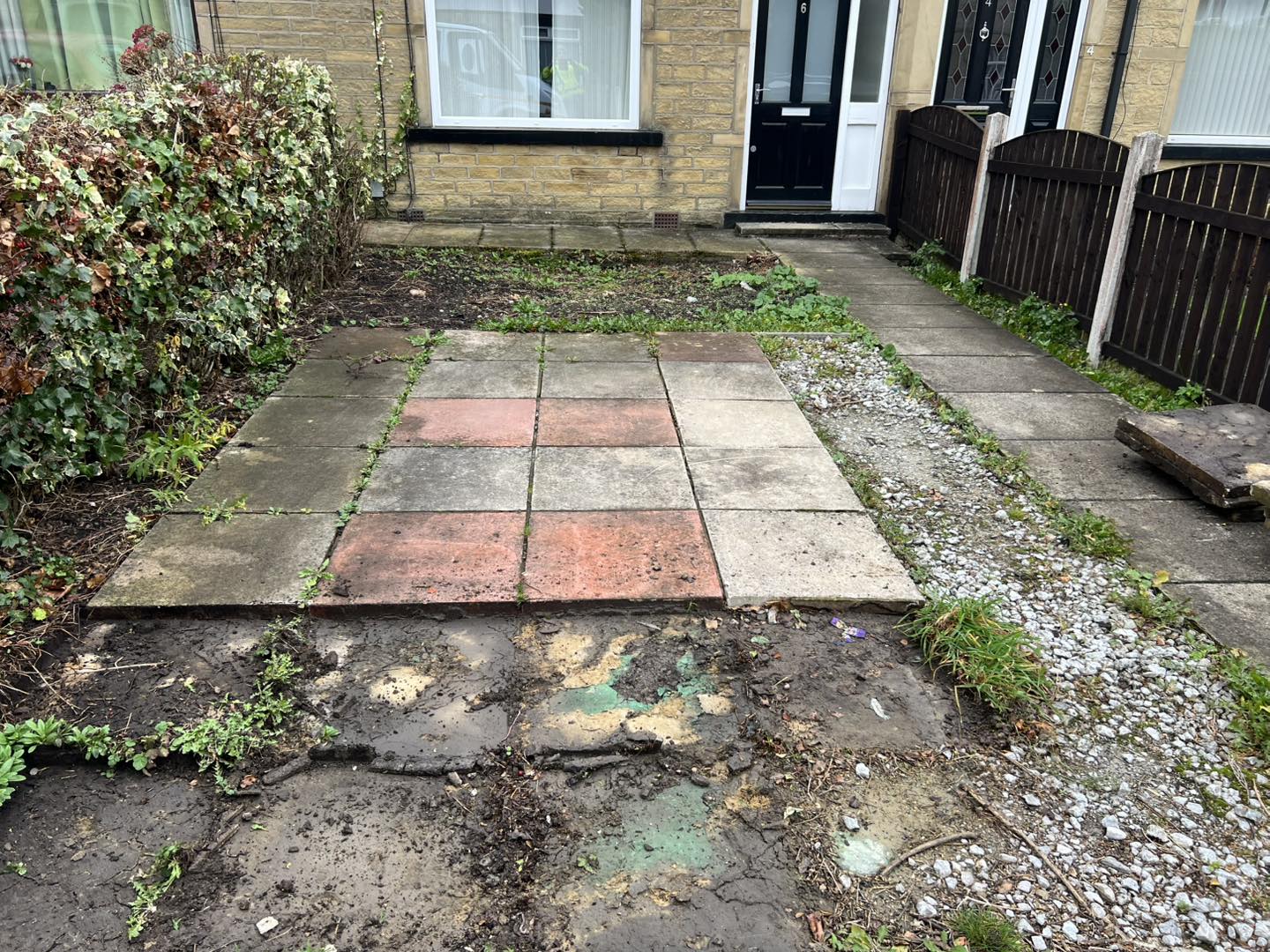 Before — Broken path